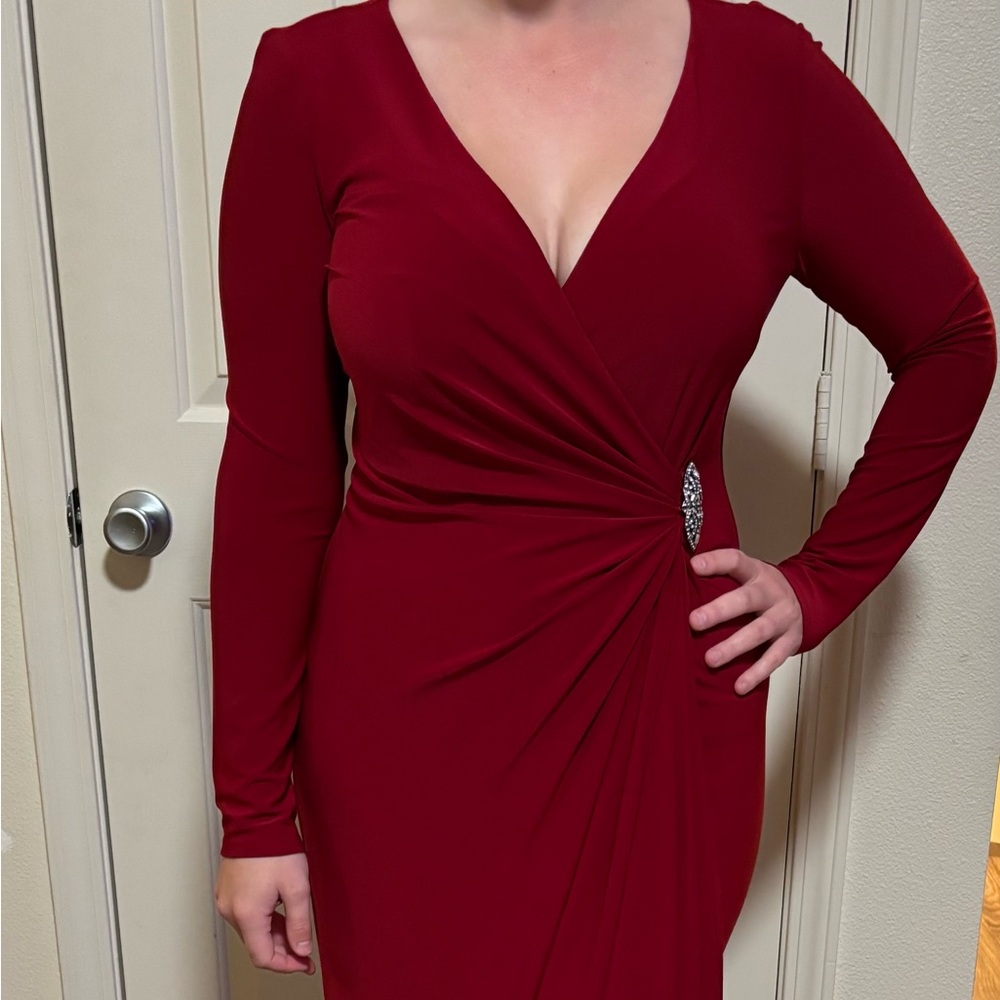 Ralph Lauren burgundy/red gown